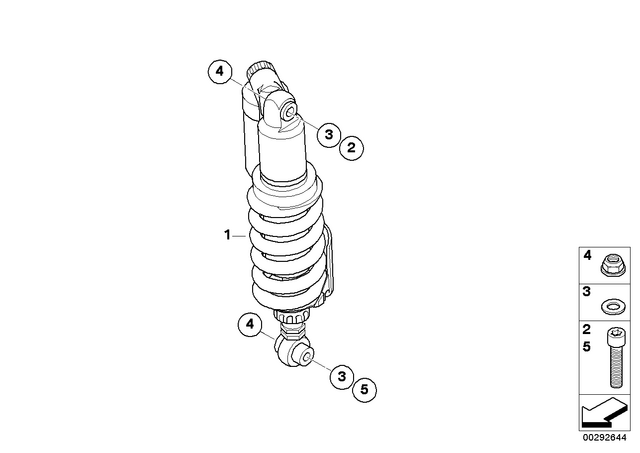 7119902818 - : Hex Nut - M12-8-Znniv Side for BMW-Motorrad Image