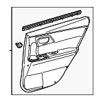 6763012N90C1 - Body: Door Trim Panel for Scion: iM | Toyota: Corolla iM Image