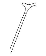 46569069007C45 - Body: Pillar Molding for Mercedes-Benz Image