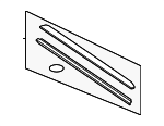 4656907202 - Body: Windshield Molding for Mercedes-Benz Image