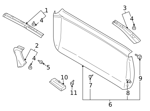 Interior Trim for 2004 Mitsubishi Lancer #0