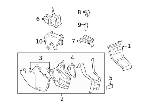 Gear Shift Control for 2008 Saturn Vue #0