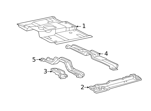 Floor & Rails for 2005 Lincoln Aviator #0