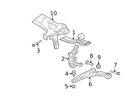 Suspension Components for 2010 Chrysler Sebring #2