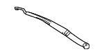76610SZTA01 - Body: 2011-2016 Honda CR-Z - Arm Windshield Wiper (Passenger Side) for Honda: CR-Z Image