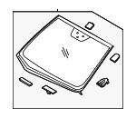 86111G3330 - : Windshield for Hyundai: Elantra GT Image