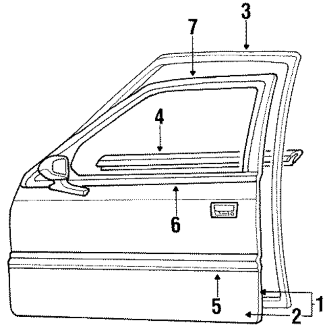 4638203 - Body: Door Shell for Mopar Image