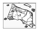 647300E280C1 - : Lower Quarter Trim for Lexus: TX350, TX500h, TX550h+ Image
