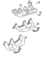 4854197AB - Engine 4.0L Six Cylinder: Intake Manifold for Mopar Image