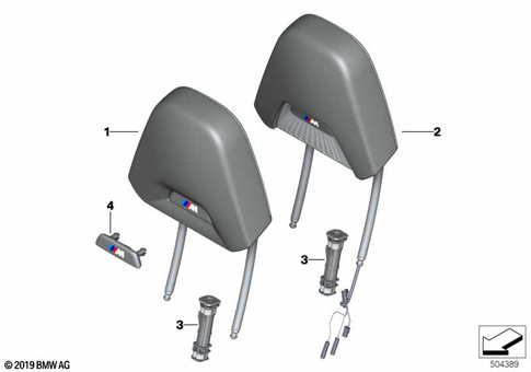 Front Seat for 2019 BMW M850iX #10