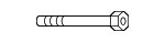 7148737759 - Body: Outer Reinforced Bolt for BMW Image