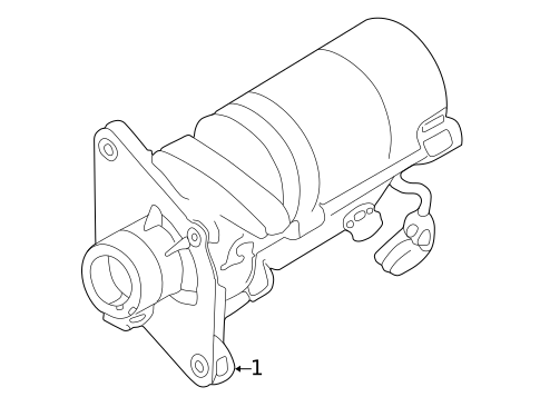 Starter for 2000 Subaru Outback #1