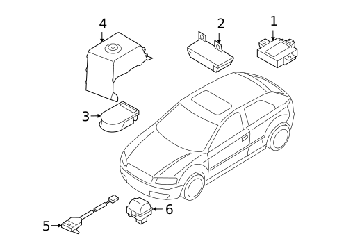 Alarm System for 2012 Audi A3 Quattro #0