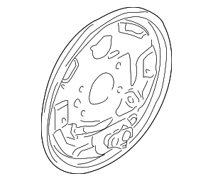 440304M402 - : Backing Plate for Nissan: Sentra Image