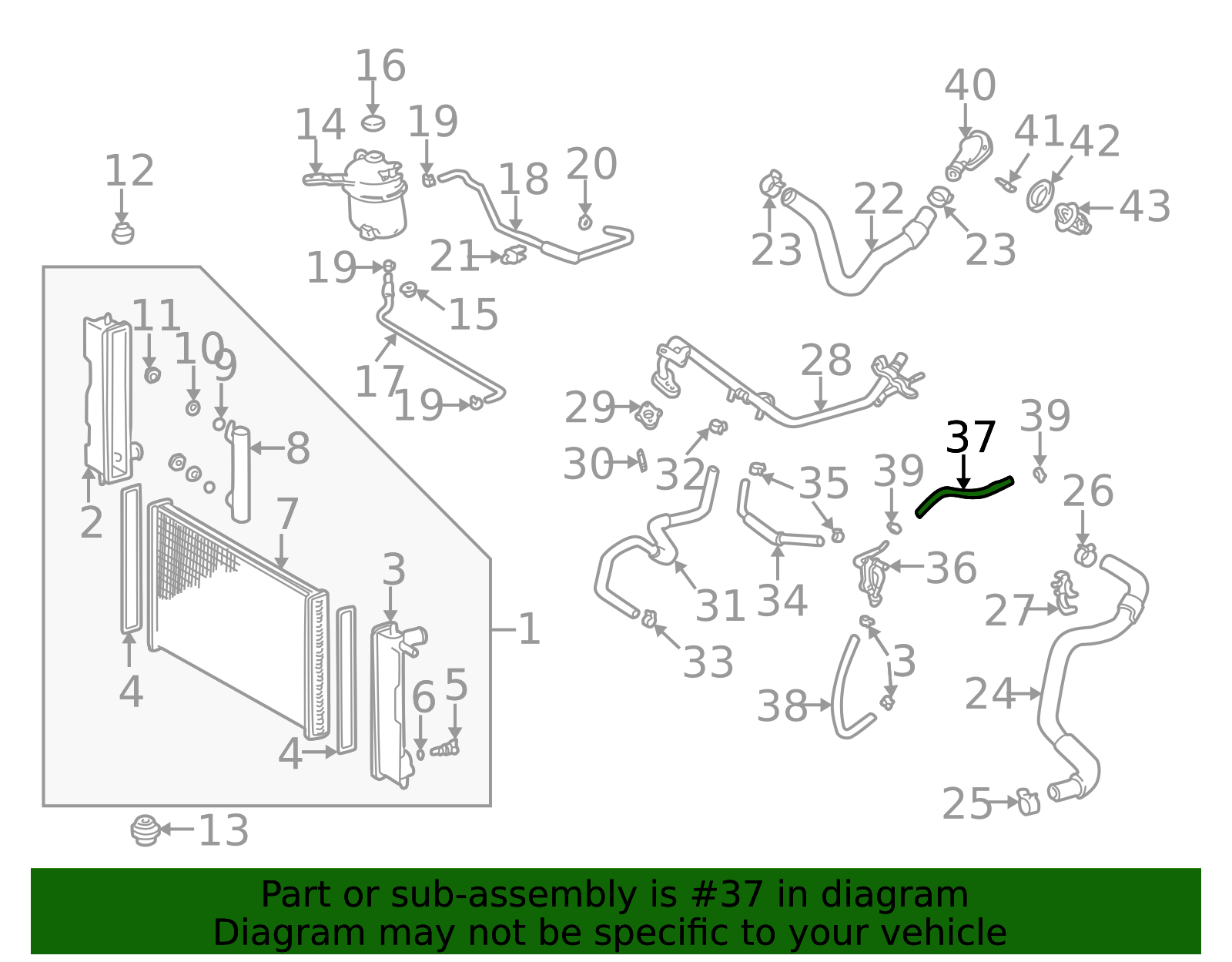 2000-2005 Toyota Celica 2000-2005 Toyota Celica - Outlet Hose 16261 ...