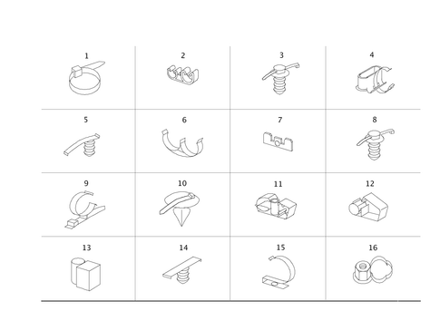 Loom Ties and Cable Mounting Parts for 2019 Smart EQ fortwo #0