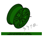 36116787578 - 2011-2017 BMW X3 Wheel, Alloy (36-11-6-787-578