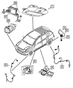 1BX26DW1AH - Electrical: Intrusion Module Sensor for Mopar Image