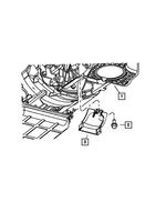 4892005AB - Automatic Transmission 5 Speed [DGJ]: Transmission Dust Cover for Mopar Image