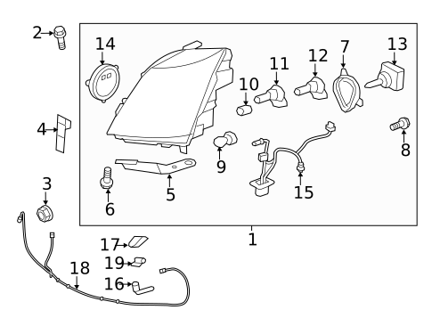 Lighting - Exterior for 2012 Cadillac CTS #0