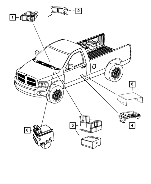 Keys, Modules and Engine Controllers for 2015 Ram 1500 #3