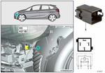61148704670 - Vehicle Electrical System: Relay for BMW Image