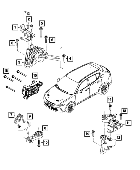 Engine Mounting for 2023 Dodge Hornet #0