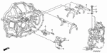 24201RAP010 - Transmission - Manual: FORK, FIFTH-REVERSE GEARSHIFT for Honda Image