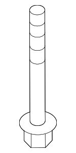 10407148 - Suspension: Lower Insulator Bolt for Buick: Century, LaCrosse, Regal, Rendezvous | Chevrolet: Impala, Impala Limited, Monte Carlo, Venture | Oldsmobile: Intrigue, Silhouette | Pontiac: Aztek, Grand Prix, Montana, Trans Sport Image