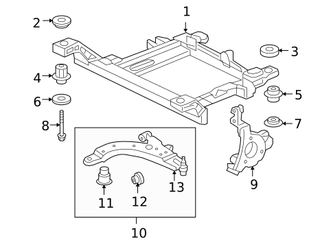 Suspension Components for 2016 Chevrolet Impala Limited #0