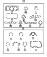 5139560AG - : Engine Upper Gasket Package for Mopar Image