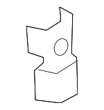 3B0839833E - Body: Rod Bellcrank for Volkswagen: Golf, Jetta, Passat Image