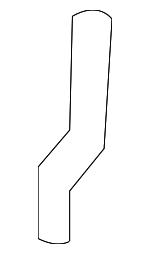 1J4839184 - Body: Rod for Volkswagen: Golf, Jetta Image