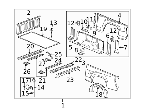 Front & Side Panels for 2006 Isuzu i-280 #0