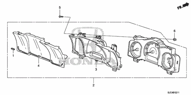 Meter Components (2) for 2011 Honda Ridgeline #0