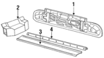 4386273 - Body: Panel Below Lid for Chrysler: LeBaron | Dodge: Spirit Image
