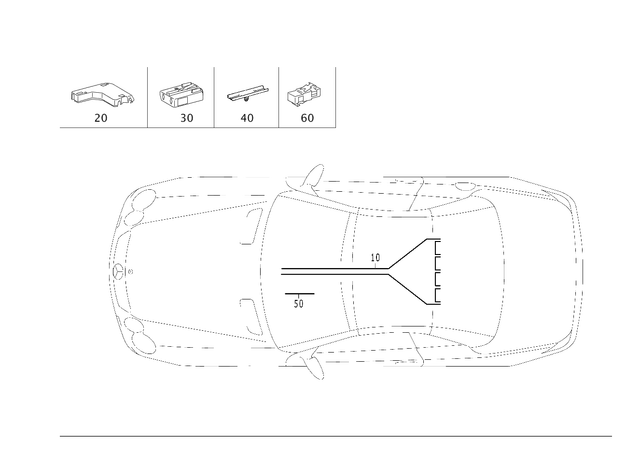 2305408408 - Electrical System: Wiring Harness for Mercedes-Benz: SL500, SL55 AMG, SL550, SL600, SL63 AMG, SL65 AMG Image image