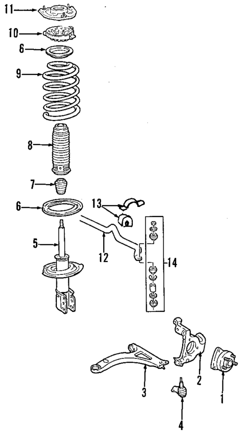 Front Suspension for 1999 Buick Park Avenue #0