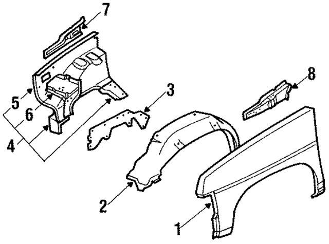 F483642G00 - : Splash Guard for Nissan Image