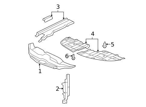 Splash Shields for 2009 Lexus ES350 #0