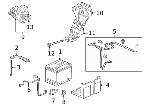 Alternator for 1998 Honda Accord #1