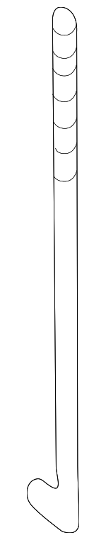 31513SM4000 - Electrical: Hold Down Strap Bolt for Honda: Accord, Civic, Odyssey, Pilot, Prelude Image