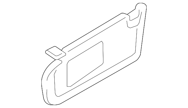 BCN6-69-320C-75 - Sun-Visor (Drivers Side) - 2010-2013 Mazda 3