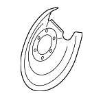 4605A921 - Brakes: Backing Plate for Mitsubishi: Eclipse Cross, Outlander, Outlander PHEV, Outlander Sport Image
