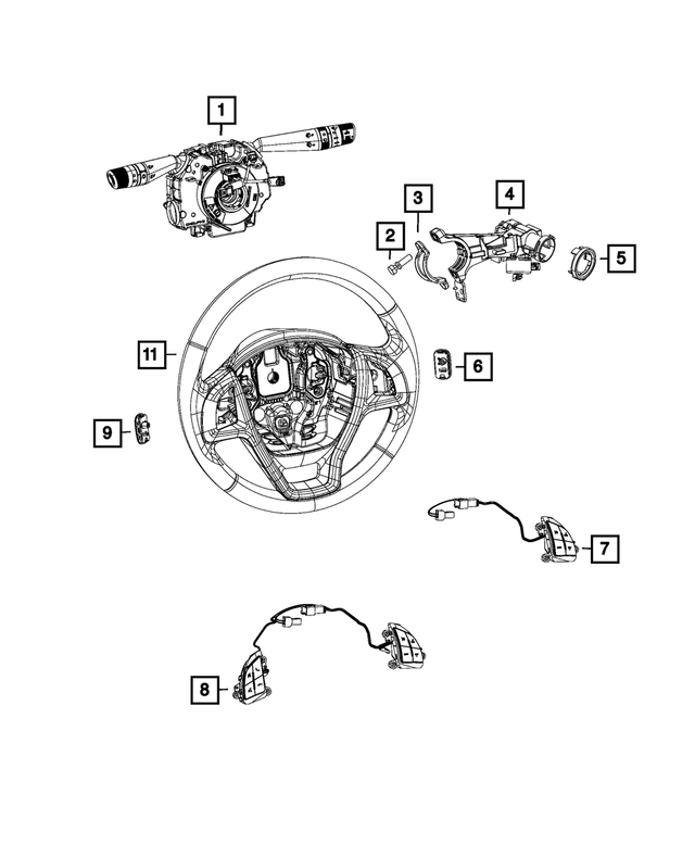 6YC53LXHAA - Electrical: Steering Control Module for Mopar Image