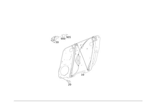 Window Regulator for 2008 Mercedes-Benz GL550 #0