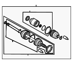 28321AE063 - : Axle Assembly for Subaru Image