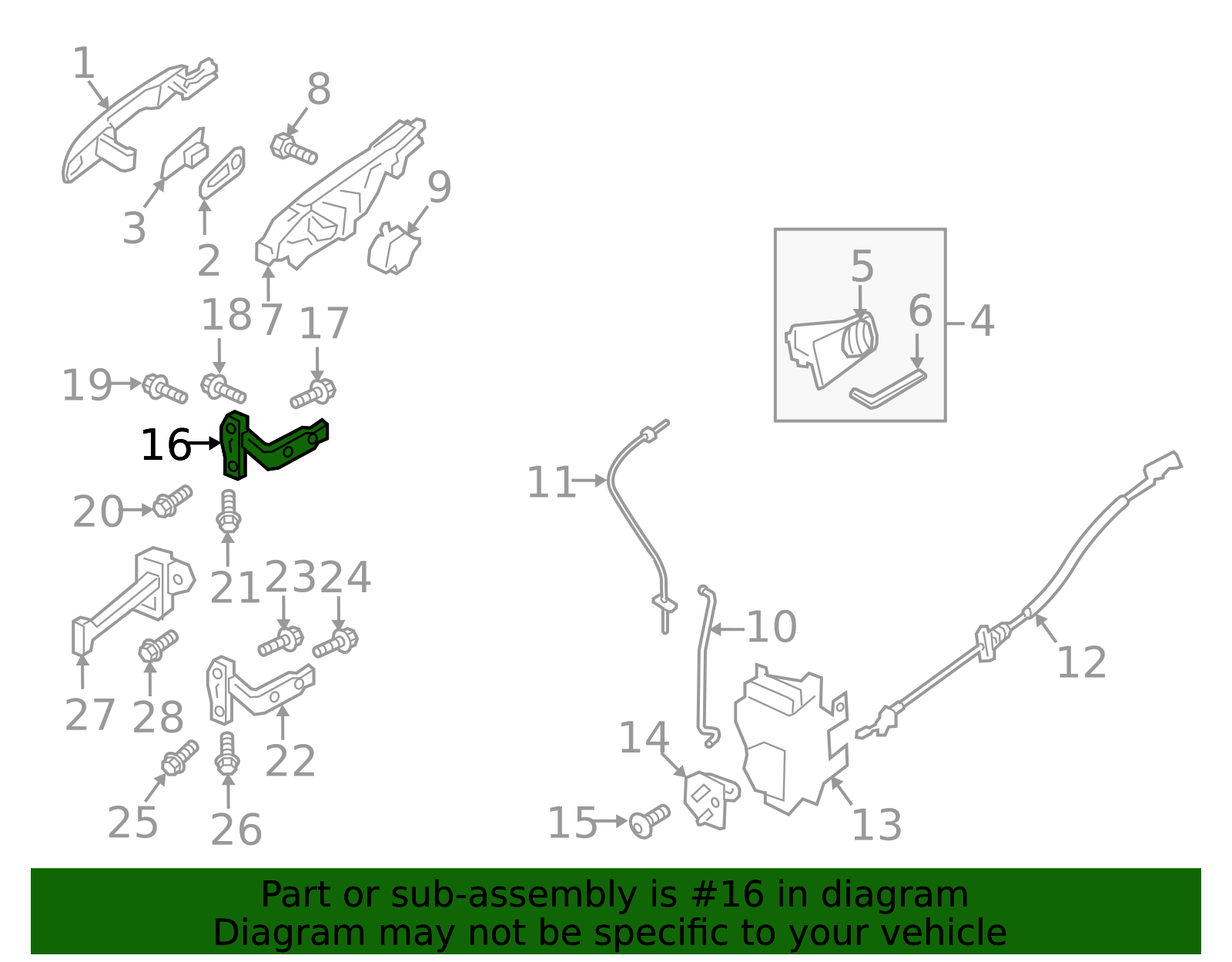 2016-2026 Volvo Door Hinge 31424591 | TascaParts.com