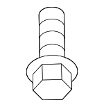 30622599 - Body: Lower Hinge Bolt for Volvo Image