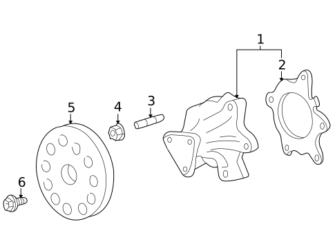 Water Pump for 2005 Scion xB #0
